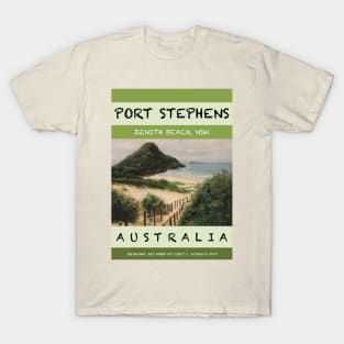 Zenith Beach Travel Poster T-Shirt